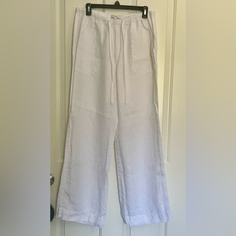 Vince 100% Hemp Wide Leg Drawstring Pant